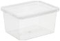 Plast Team Aufbewahrungsbox 20 l, 42,5 × 33 × 21,3 cm Basic Box, transparent - Aufbewahrungsbox