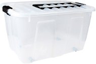 Plast Team Aufbewahrungsbox 86 l, 71 × 48 × 38,7 cm Home transparent - Aufbewahrungsbox