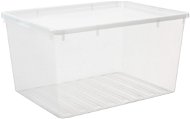 Plast Team Aufbewahrungsbox 134 l, 78 × 57 × 40 cm Basic Box, klar - Aufbewahrungsbox