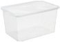 Plast Team Aufbewahrungsbox 52 l, 59,5 × 39,5 × 31 cm Basic Box, transparent - Aufbewahrungsbox