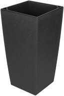 PLASTKON Eliot Stone 25 × 46 cm, anthracite, 1 piece - Flower Pot