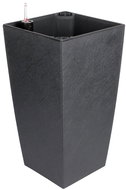 PLASTKON Delto Stone self-watering 25 × 46 cm, anthracite 1 piece - Flower Pot