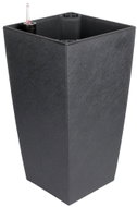 PLASTKON Delto Stone self-watering 30 × 58 cm, anthracite, 1 piece - Flower Pot