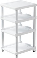 Plast Team Plastový regál s policemi Soul Rack, bílý - Regál