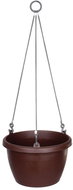 PLASTKON Květináč závěsný MARINA multipack 4ks, 25cm, hnědý - Flower Pot