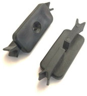 PLASTICO Mounting Clips Set 4/7mm with Screws + 20 End Caps, 250pcs - WPC Accessory