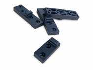PLASTICO F117 Spacer for Terrace Boards 2mm Aluminium, 100pcs - WPC Accessory