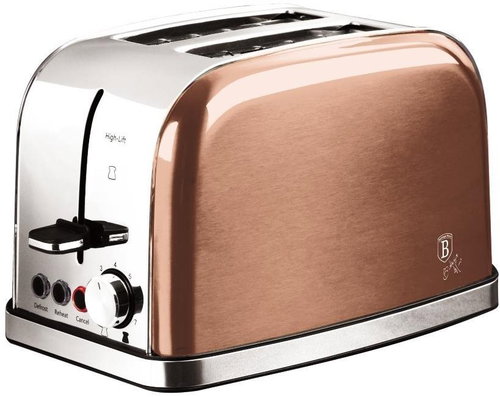 BERLINGERHAUS Stainless steel toaster Rosegold Metallic Line - Toaster - Main image