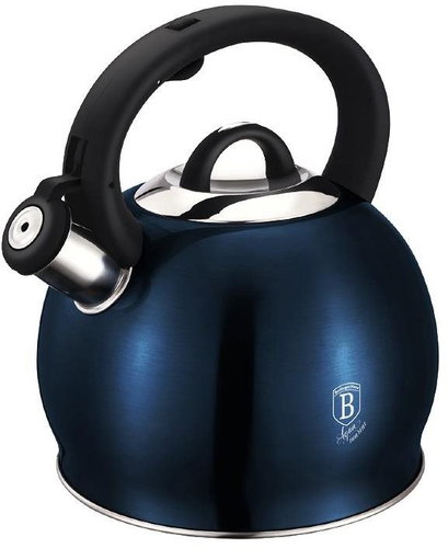 BERLINGERHAUS Stainless steel whistling kettle 3l Aquamarine Metallic Line - Hot Water Kettle - Main image