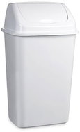 Plastic Forte 30L Swing Bin, White - Rubbish Bin