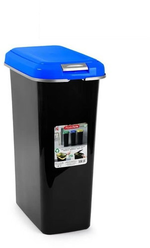 Plastic Forte 25L Recycling Bin – Blue - Rubbish Bin - Main image