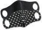 Comfortable Face Mask with Wire, Black (White Polka Dot) 2 pcs L - Face Mask