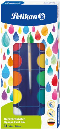 PELIKAN 12 Farben, mit Pinsel - Aquarell-Farben - Hauptbild