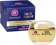 Face Cream DERMACOL Caviar Gold Elixir Night Cream 50 ml - Pleťový krém