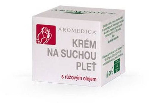 AROMEDICA cream for dry skin with rose Bulgarian 50 ml - Face Cream - Main image