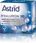Pleťový krém ASTRID Hyaluron 3D Zpevňující denní krém proti vráskám OF10 50 ml - Pleťový krém