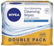 NIVEA Cleansing Wipes Normal Skin Double Pack 2 × 25pcs - Make-up Remover Wipes