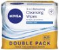 NIVEA Cleansing Wipes Normal skin Duopack 2 × 25 ks - Odličovacie obrúsky