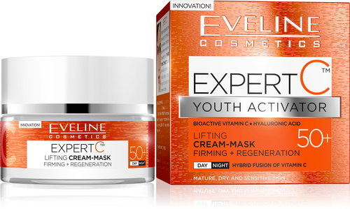 EVELINE COSMETICS Expert C Youth Activator Day And Night Cream-Mask 50+ 50ml - Face Mask - Main image