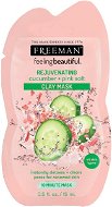 FREEMAN ílová omlazujúca maska uhorka & ružová himalájska soľ 15 ml - Pleťová maska