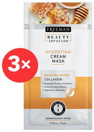 FREEMAN Beauty Infusion Hydratační krémová maska manuka 3x 15 ml - Pleťová maska