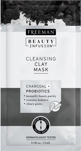 FREEMAN Beauty Infusion Cleansing Clay Charcoal Face Mask + proBeauty Infusionotique 15ml - Face Mask - Main image
