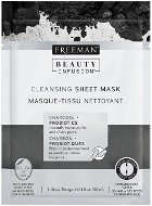 FREEMAN Beauty Infusion Cleansing Sheet Mask Charcoal + Probiotic 25ml - Face Mask