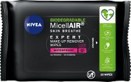 Arctörlő kendő NIVEA MicellAIR Expert Micellar Make-up Remover Wipes 20 db - Odličovací ubrousky