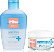 MIXA Hyalurogel rich cream + odličovač očí set 175 ml  - Cosmetic Set