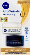 Kozmetická sada NIVEA Care Anti-Wrinkle Revitalizing 55+ Súprava denného 50 ml a nočného krému 50 ml - Kosmetická sada