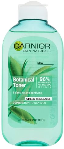 GARNIER Skin Naturals Botanical Tonic Green Tea Leaves 200 ml - Face Lotion - Main image