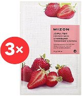 MIZON Joyful Time Essence Mask Strawberry 3× 23 g - Pleťová maska