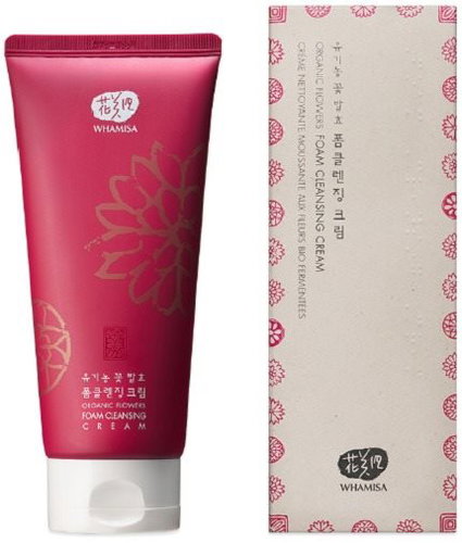 WHAMISA Organic Flowers Foam Cleansing Cream 200ml - Cleansing Cream - Main image