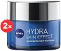 NIVEA Hydra Skin Effect Night Care 2× 50 ml - Krém na tvár