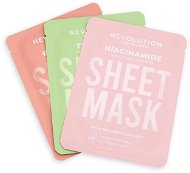 REVOLUTION SKINCARE Biodegradable Oily Skin Sheet Mask Sada 3 ks - Pleťová maska