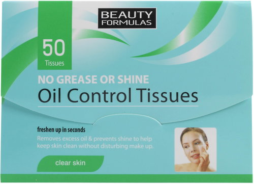 BEAUTY FORMULAS Mattifying wipes for oily skin with immediate effect - Mattifying Wipes - Main image