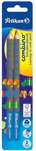 Pelikan Combino B, Triangular Blue - Pack of 2 - Pencil - Main image