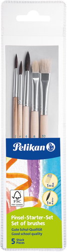 PELIKAN sada 5 ks štětců, štětinové / vlasové - Štětec - Main image