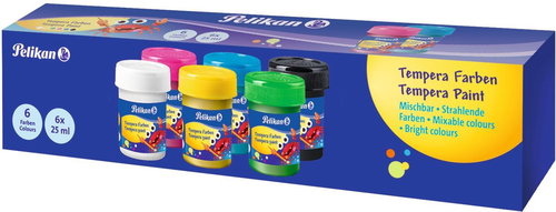 PELIKAN 740 25 ml 6 colours - Tempera - Main image
