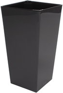 PLASTKON Květináč dekorativní ELISE LESK, 25cm, antracit - Flower Pot