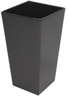 PLASTKON Květináč dekorativní ELISE MAT, 30cm, antracit - Flower Pot