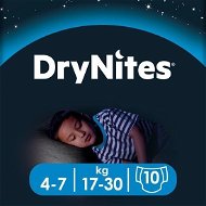 HUGGIES Dry Nites Medium 4–7 years Boys (10 ks) - Jednorázové pleny