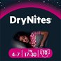 Jednorázové pleny HUGGIES Dry Nites Medium 4–7 years Girls (10 ks) - Jednorázové pleny