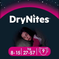 HUGGIES Dry Nites Large 8-15 years Girls (9 pcs) - Disposable Nappies