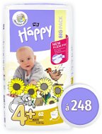 BELLA Baby Happy Maxi Plus 4+-os méret (248 db) - Eldobható pelenka