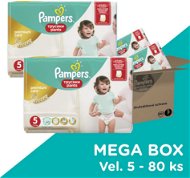 PAMPERS Pants Premium Care Junior vel. 5 Megabox (80 ks) - Nappies