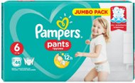 PAMPERS Pants vel. 6 Extra Large (16 kg+) 44 ks - Jumbo Pack - Plienkové nohavičky