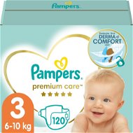 Disposable Nappies PAMPERS Premium Care Midi size 3 (120 pcs) - Jednorázové pleny