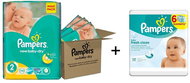 Pampers set NewBaby MINI 3-6 kg, size 2 + Gift Shaun the Sheep - Toiletry Set