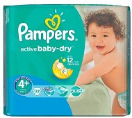 Pampers Active Baby Midpack veľ. 4+ (32 ks) - Detské plienky
